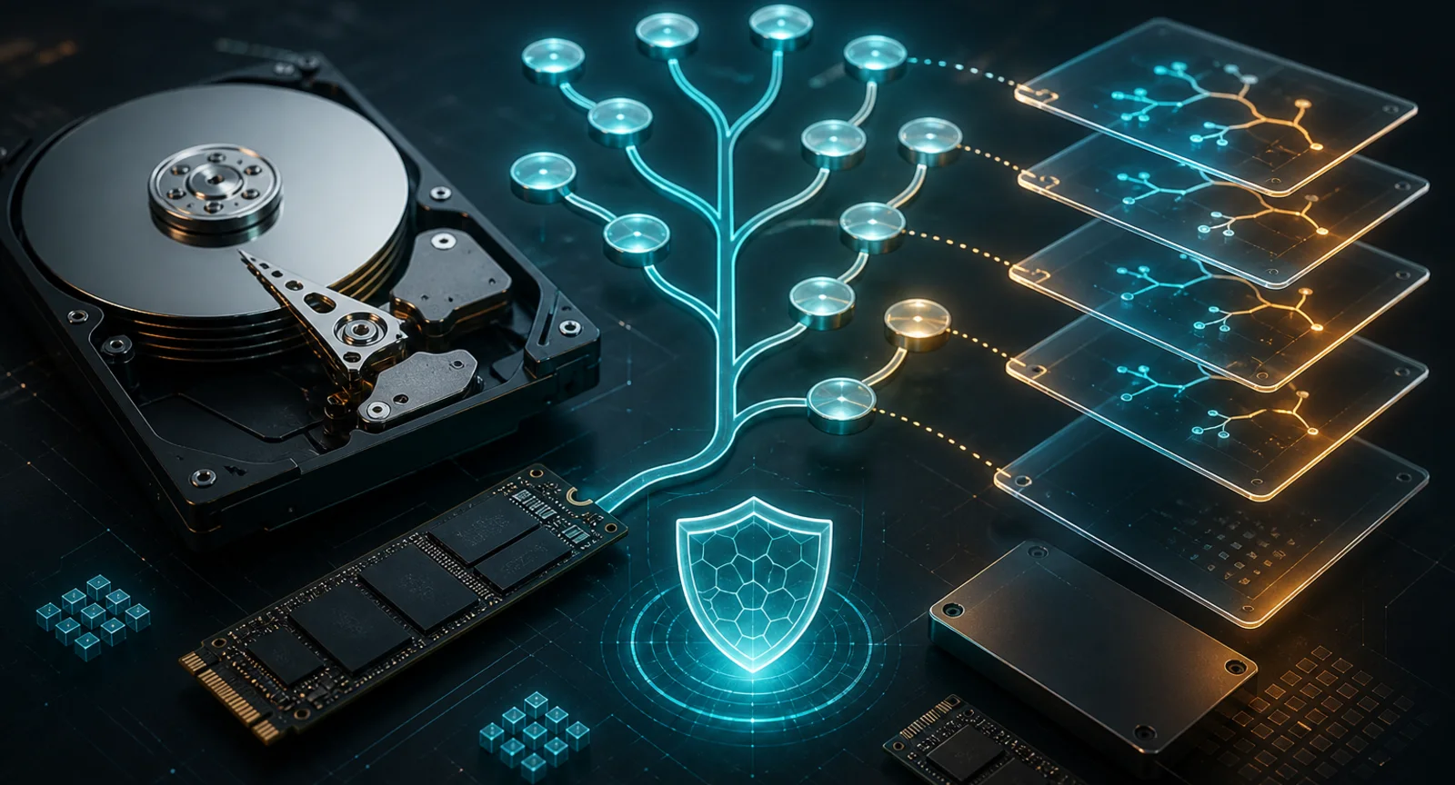 Como o Btrfs combina cópia sob escrita, subvolumes, snapshots, checksums e ferramentas de manutenção para proteger e organizar os dados. /2024/03/17/btrfs/featured-image.webp