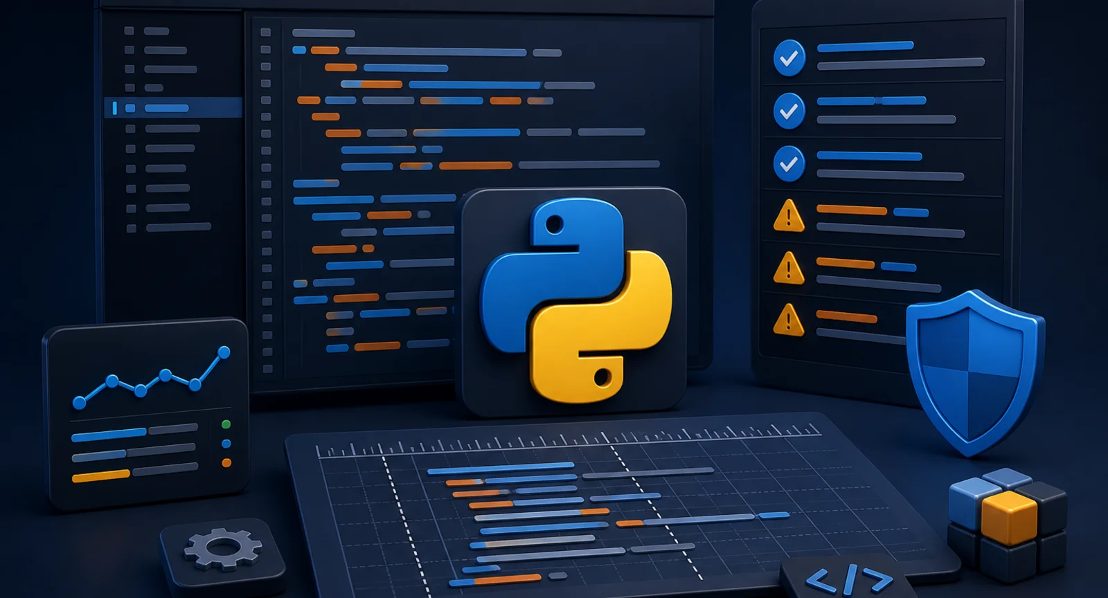 Como uso o Ruff para encontrar problemas no código Python, reforçar verificações de segurança e manter a formatação padronizada. /2025/02/14/python-ruff/featured-image.webp